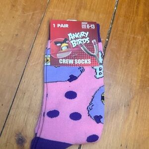 Men’s Pink & Purple Crew Socks